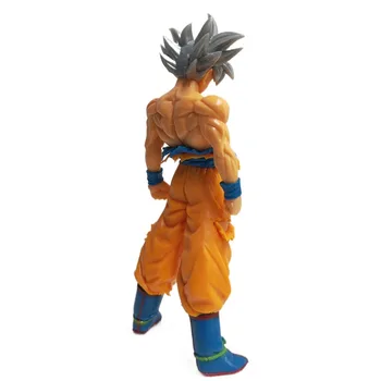 Dragon Ball Z Super Saiyan Silver Goku GK Action Figure Anime Figurine Model Ultra Instinct DBZ Doll Statue Collection Toy Figma