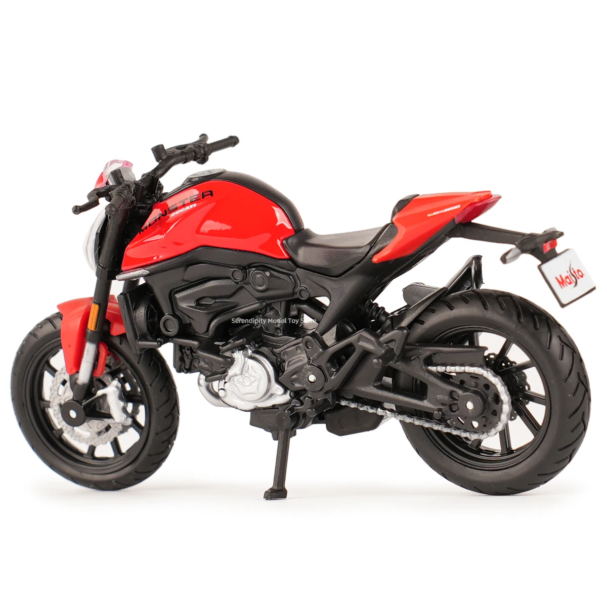 Maisto 1:18 2021 Ducati Monster + Static Die Cast Vehicles Collectible Hobbies Motorcycle Model Toys 4