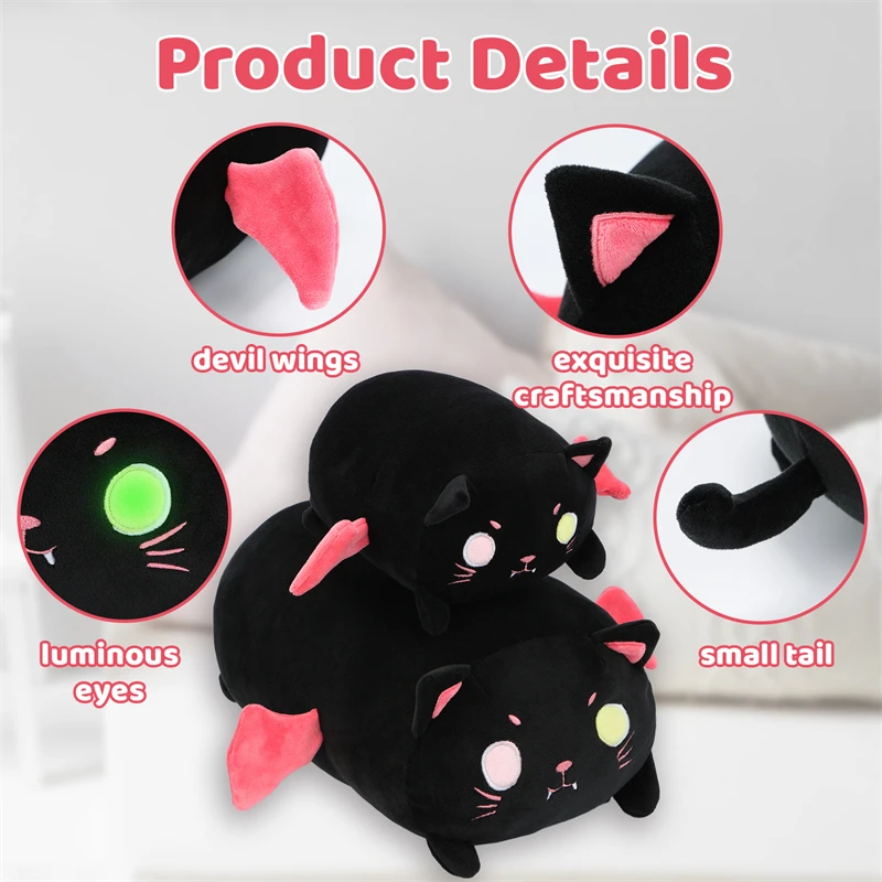 Squishmallow - Peluche chat noir