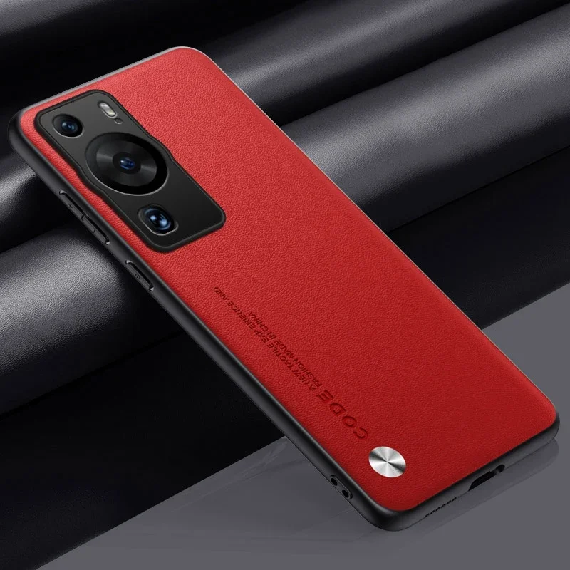 Luxury PU Leather Matte Silicone Full Protection Phone Case