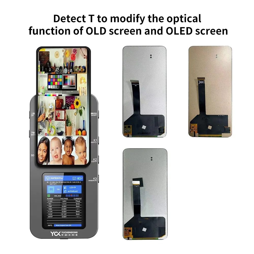 새로운 M8 다기능 스마트 LCD 스크린 테스터 (아이폰, 삼성, LG, 모토, 테크노 시리즈용) 트루톤 OLED 스크린 수리 도구