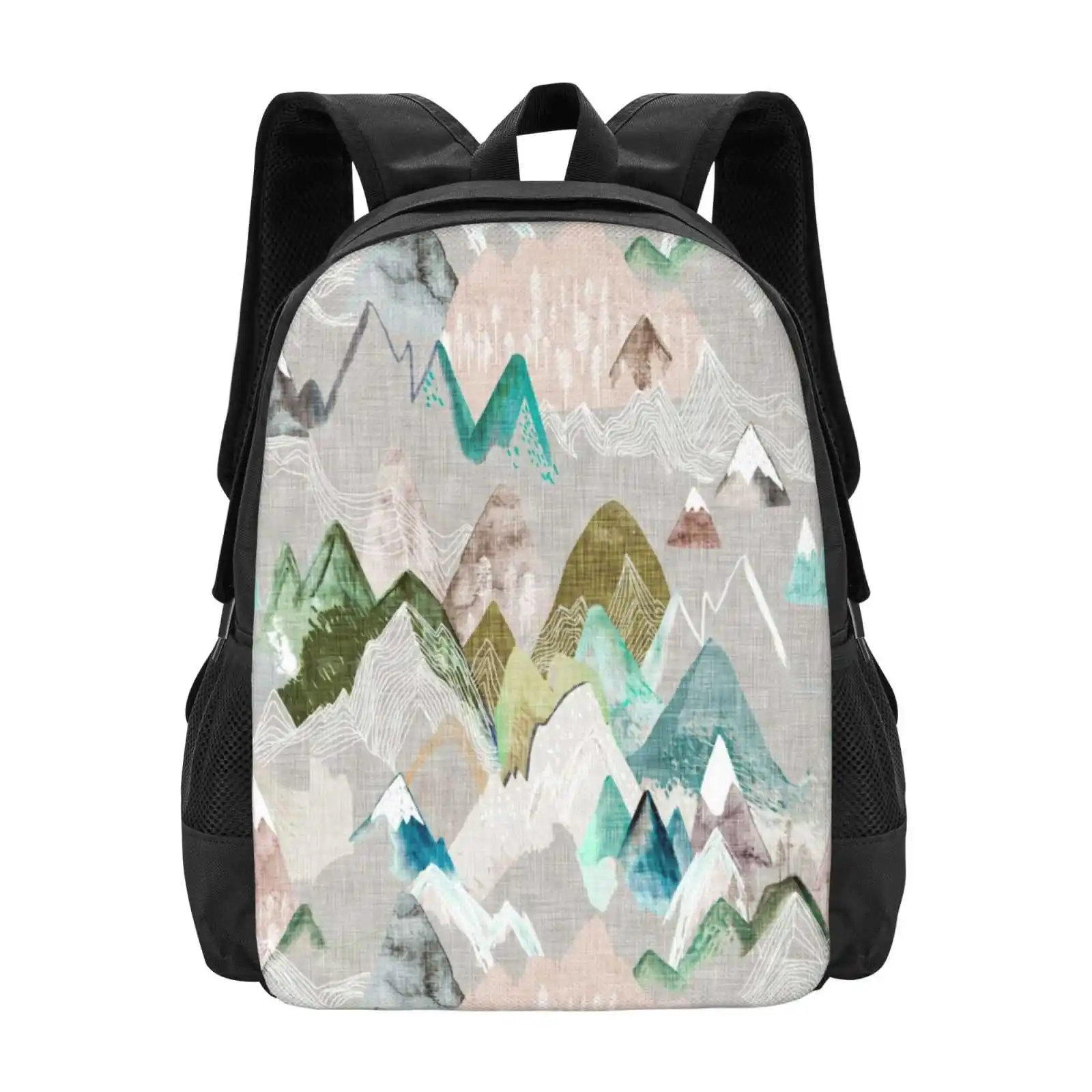 

Call Of The Mountains ( In Misty ) School Bag Big Capacity Backpack Laptop Outdoors Nature Call Of The Mountains Adventure