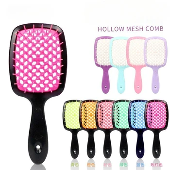 Air Cushion Comb Tangled Hair Comb Hair Brush Massage Anti-static Hollow Out Wet Curly Hair Brushes Barber Styling Tool