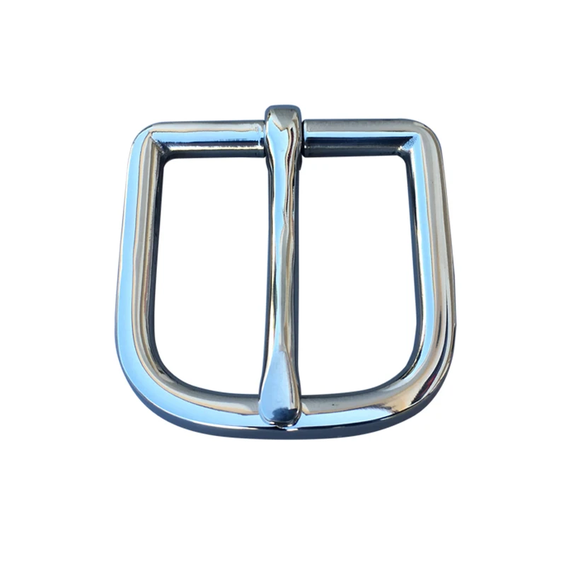 

2pcs Stainless Steel Buckle Man Belt Mirror Pin Thick Wastband Head Matte Horse Harness Accessories 4.2cm