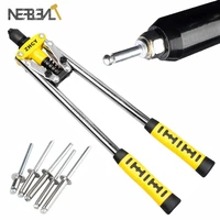 Rivet Gun Household Manual Riveter Double DIY Tool Professional Grade Double-Handle  Labor-Saving Pull Blind Rivet Gun 1