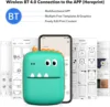 Portable mini cartoon printer HD wireless printing self-adhesive printer Label Memo Wrong Question Printing gift 4