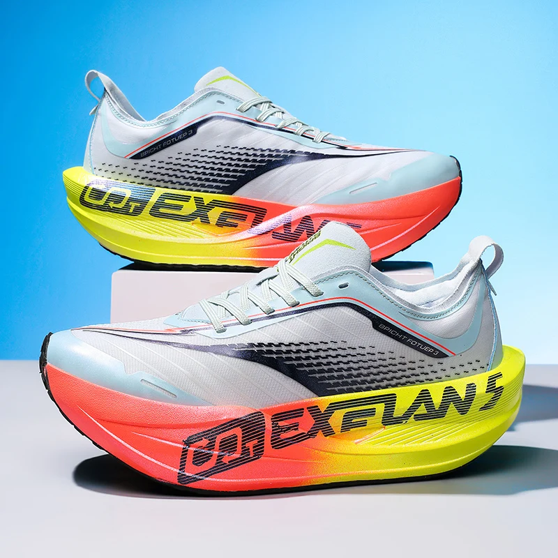2026 Air Cushion Jogging Shoes Running Shoes Carbon Board Marathon Men Sports Breathable Lightweight Women's Nonskid Sneakers 3