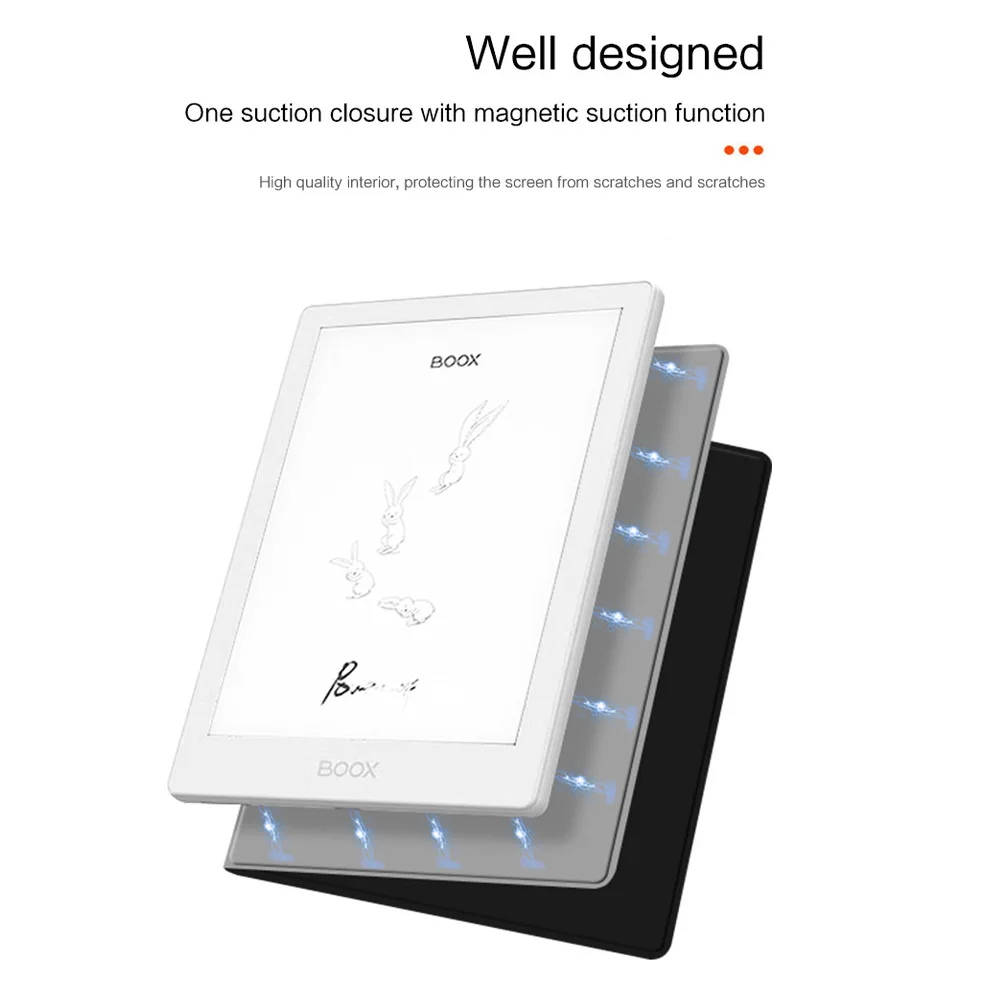 Magnetic PU Leather Protective Case - Slim & Lightweight Design