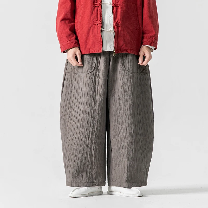 streetwear 남성 하렘 바지 빈티지 캐주얼 따뜻한 바지 남성 조깅 스선 팬츠 남성 와이드 레그 팬츠 하라주쿠 바지 대형 5xl