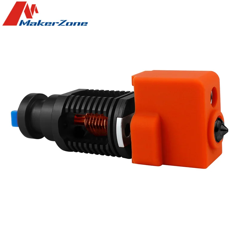 Lagarto Vermelho Alto Fluxo Vulcão Cobre Heaterblock Dragão para 2.4 Prusa i3 Mk3 Titan Extrusora Compatível com E3d v6 Hotend - Imagem 4