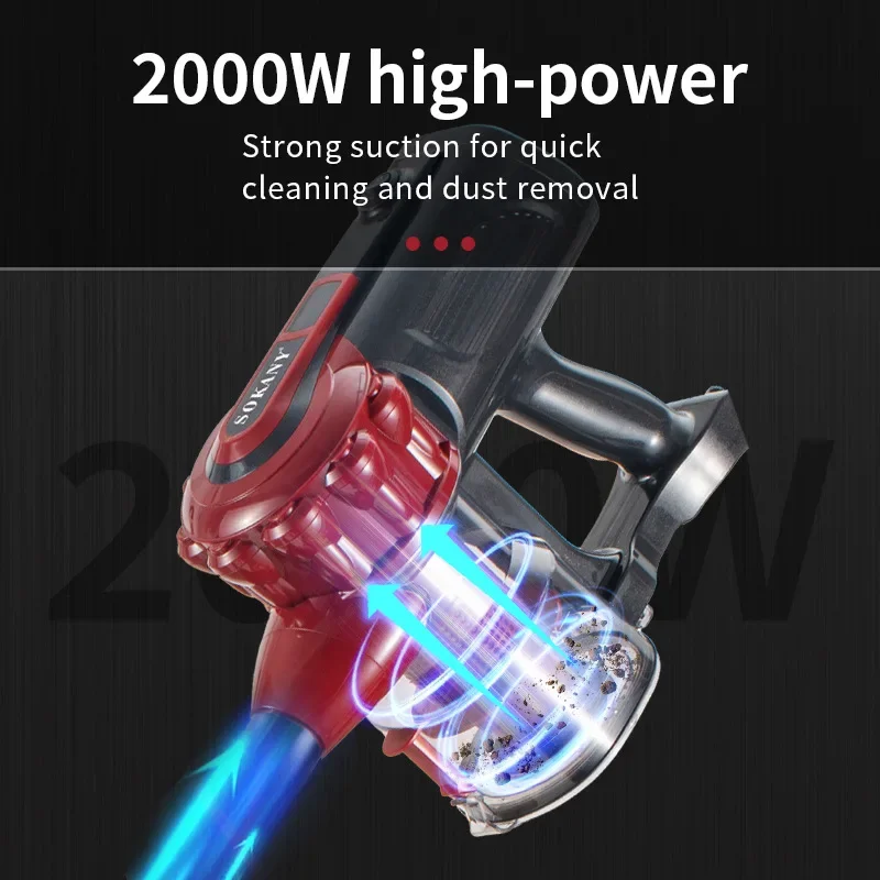 Houselin Ultra-Light Corded Vacuum for Carpet and Hard Floor Cleaning with Swivel Steering 4