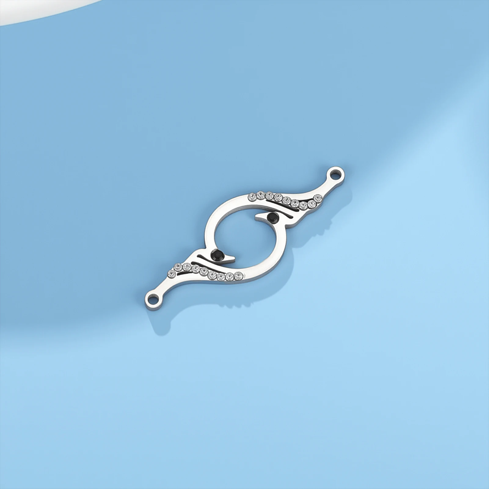Phönix-Anhänger, mythischer Vogel, Edelstahl-Armband-Charm, spiritueller Wiedergeburt, Amulett-Charm für alltäglichen Schmuck – Detail 7