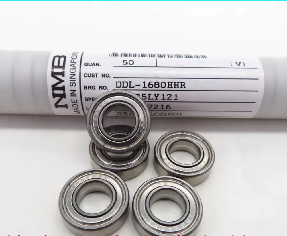 50pcs Original NMB stainless steel bearing DDL-520ZZ DDL-630ZZ DDL-740ZZ 830 840 850 1060 1680 4x7x2.5 5x9x3 5x8x2.5 6x10x3 miniature ball bearings