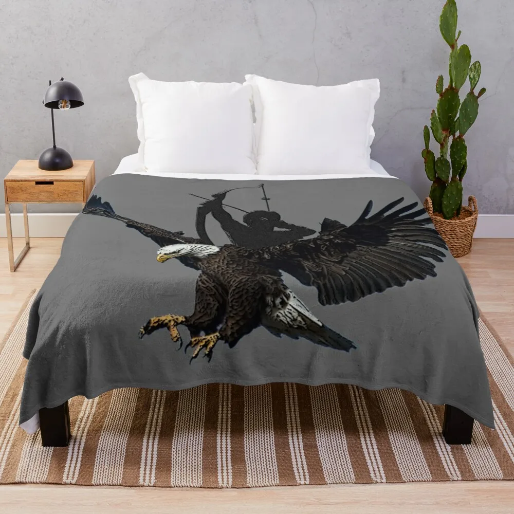 

Eagle with kingThrow Blanket Softest Blanket Sofa Throw Blanket
