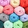 100g Thick Yarn Super Soft Colored Cloth Fabric Strip Yarn For Hand Knitting Woven Bag Carpet Basket DIY Hand-knitted Material 1