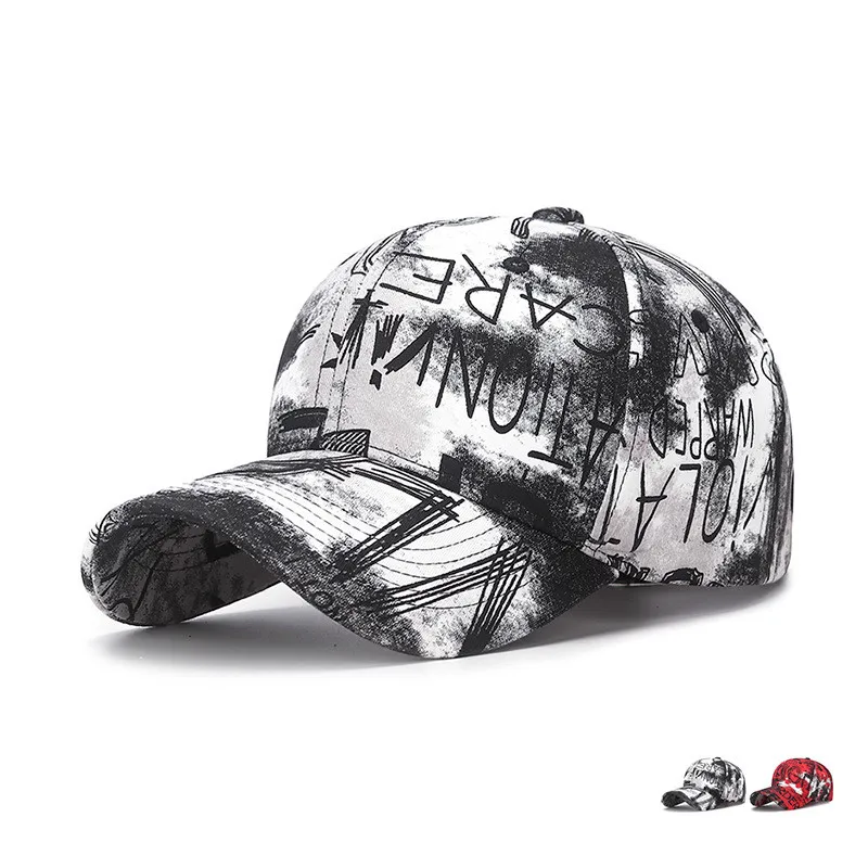 Neue Coole Mode Graffiti Frauen Männer Caps Hut Weiblich Männlich Sport Visiere Baseball Kappe Straße Trend Sonnenhut Für Frauen männer_voghion.com