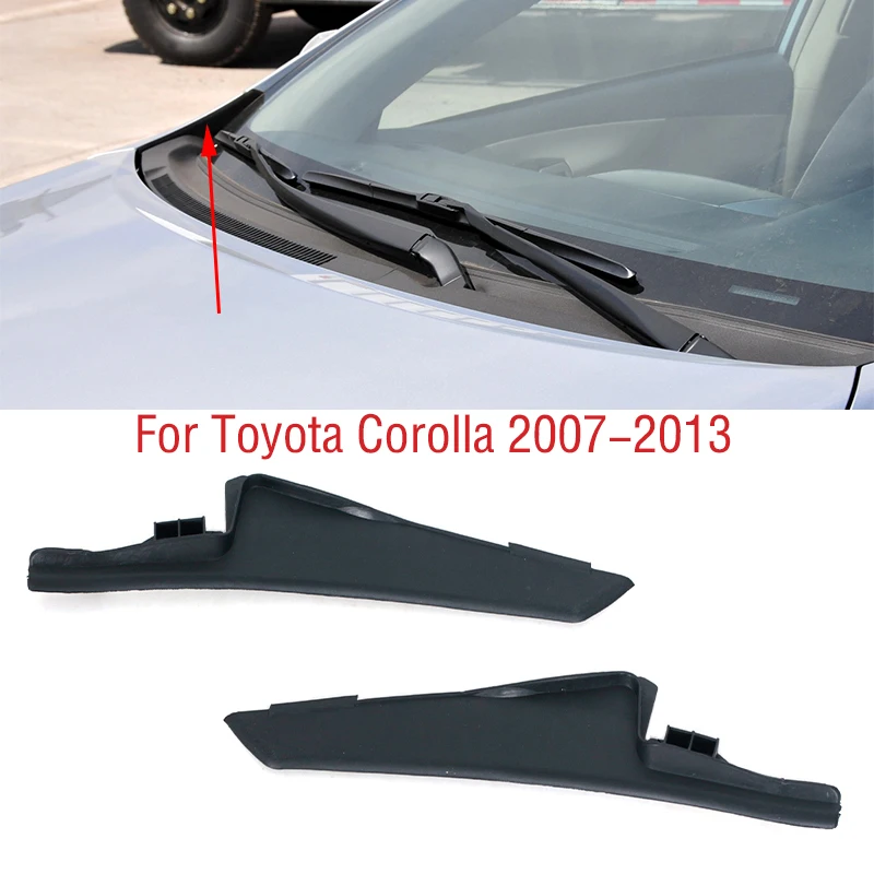 Toyota Corolla için 2007 2008 2009 2010 2011 2012 2013 araba ön cam Wrap  köşe Trim silecek yan ayar kapağı kapak