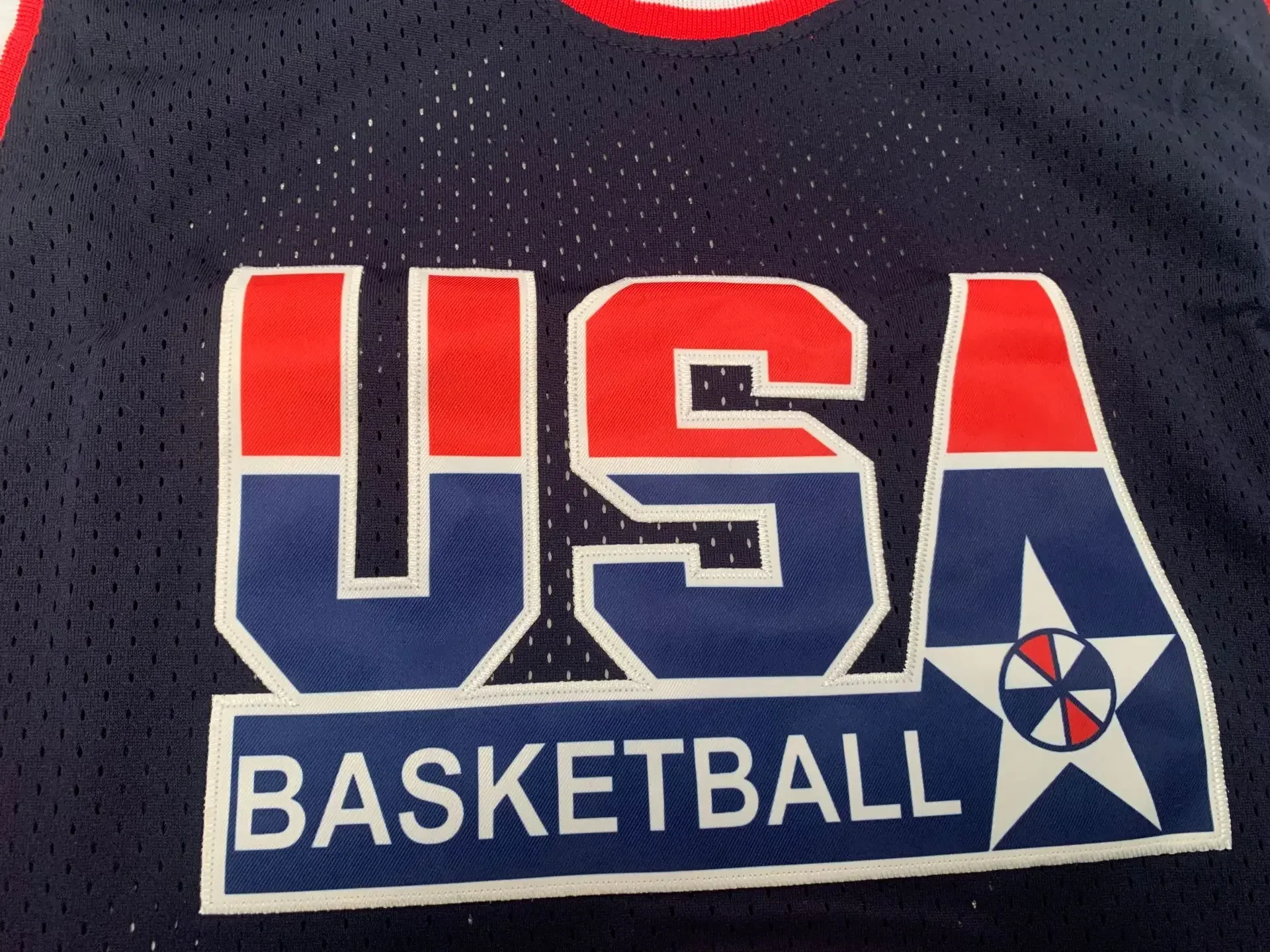 1992 Dream Team #9 Jordan Basketball Jerseys Navy White All Stitched Throwback