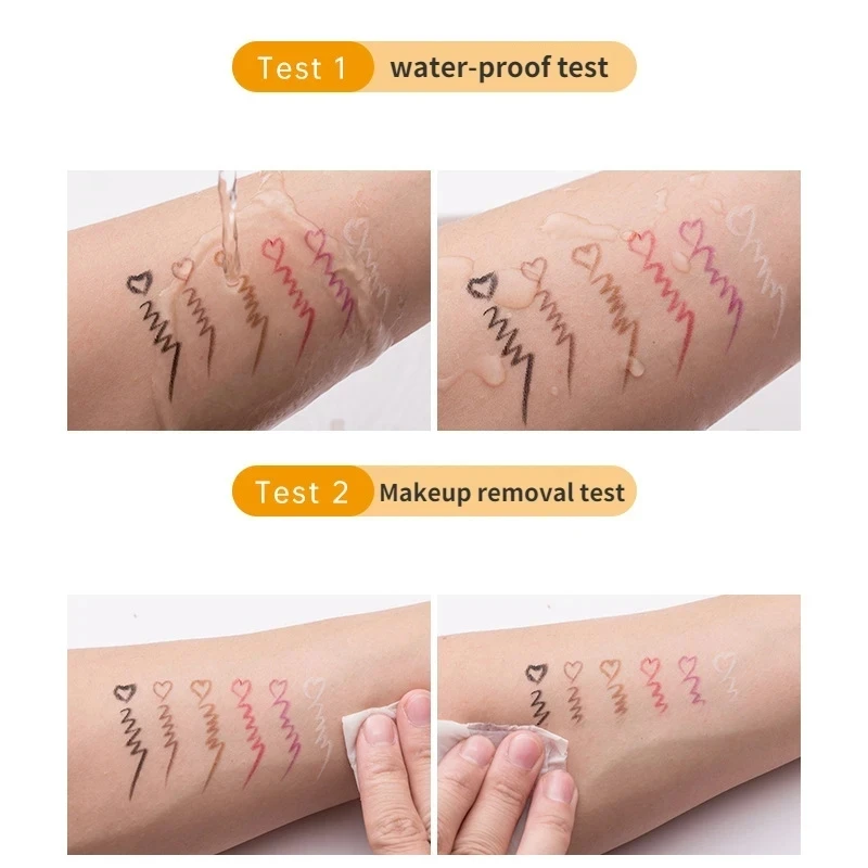 5 Colors Eyeliner Pencil Quick-drying Waterproof