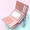 Luxury Brand Women's Small Wallet Female Card Holder Short Wallets with Coin Purse for Woman Ladies PU Leather Hasp Mini Clutch 6