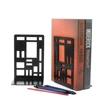 2 Pcs Color Railings Book Ends for Shelves Duty Bookend for Heavy Books Organizer Book Home Bookend Book rack Holder Stand Shelf 5