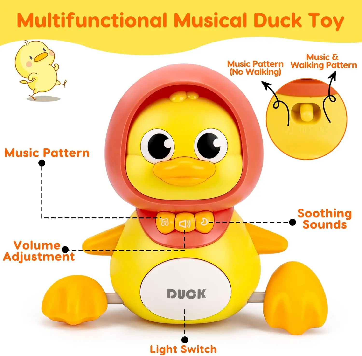 Baby Crawling Toys with Music Early Learning Development Interactive Walking Toy  Infant Learn to Walk for Girls Boys Christmas 5