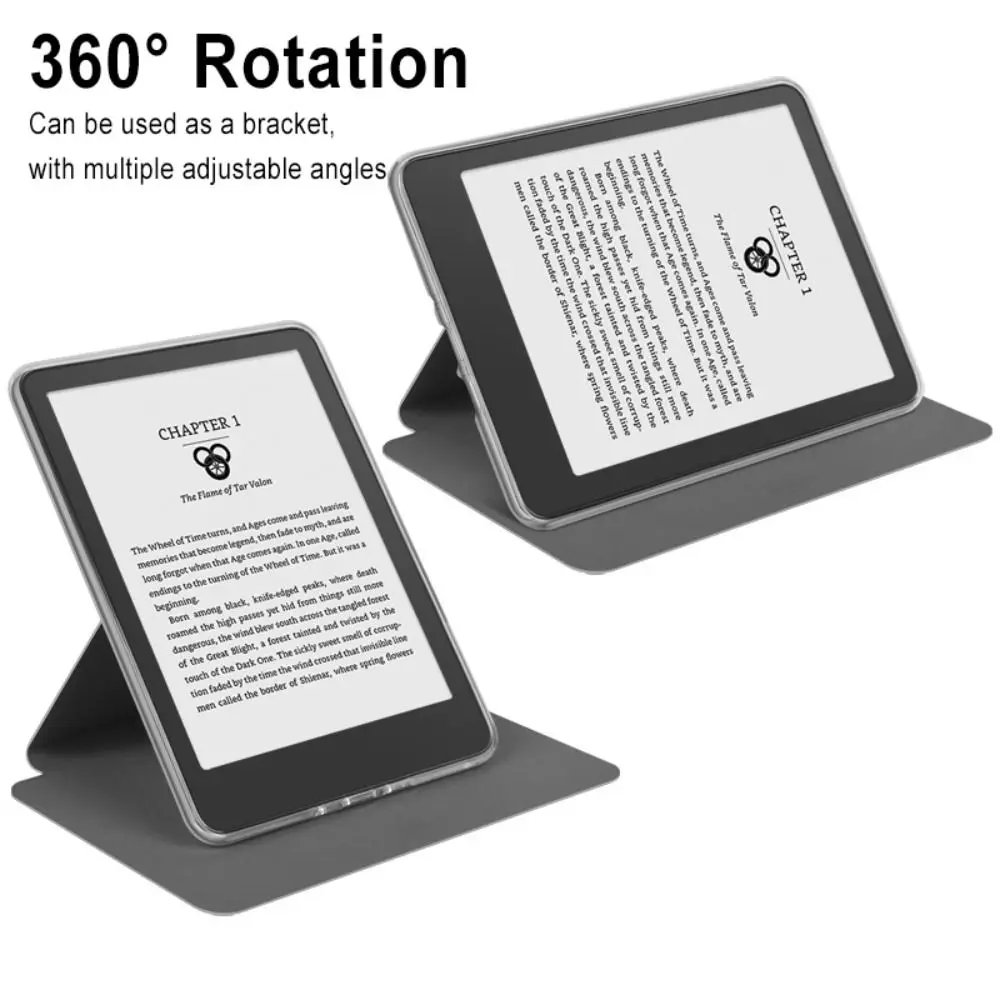 Auto Wake/Sleep e-Reader Case Adjustable Acrylic Magnetic Cover for Kindle Paperwhite 12th Gen 2024 7 inch Colorsoft