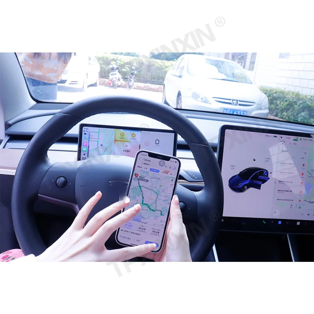 

Автомобильная навигационная система Android для Tesla Model Y/ Model 3, ЖК-дисплей для приборной панели автомобиля, дисплей для приборной панели автомоб...