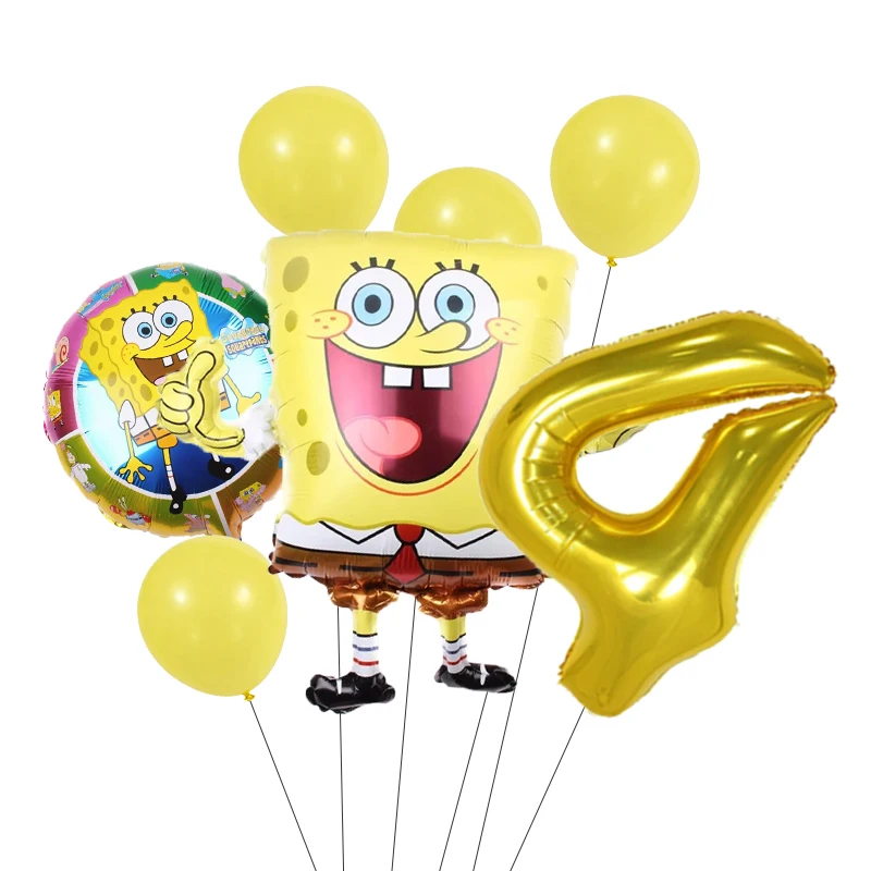 Cartoon SpongeBob Patrick Star Folienballons Mädchen Junge Kindergeburtstag Party Dekor Babyparty Helium Globos Geschenke – Detail 15