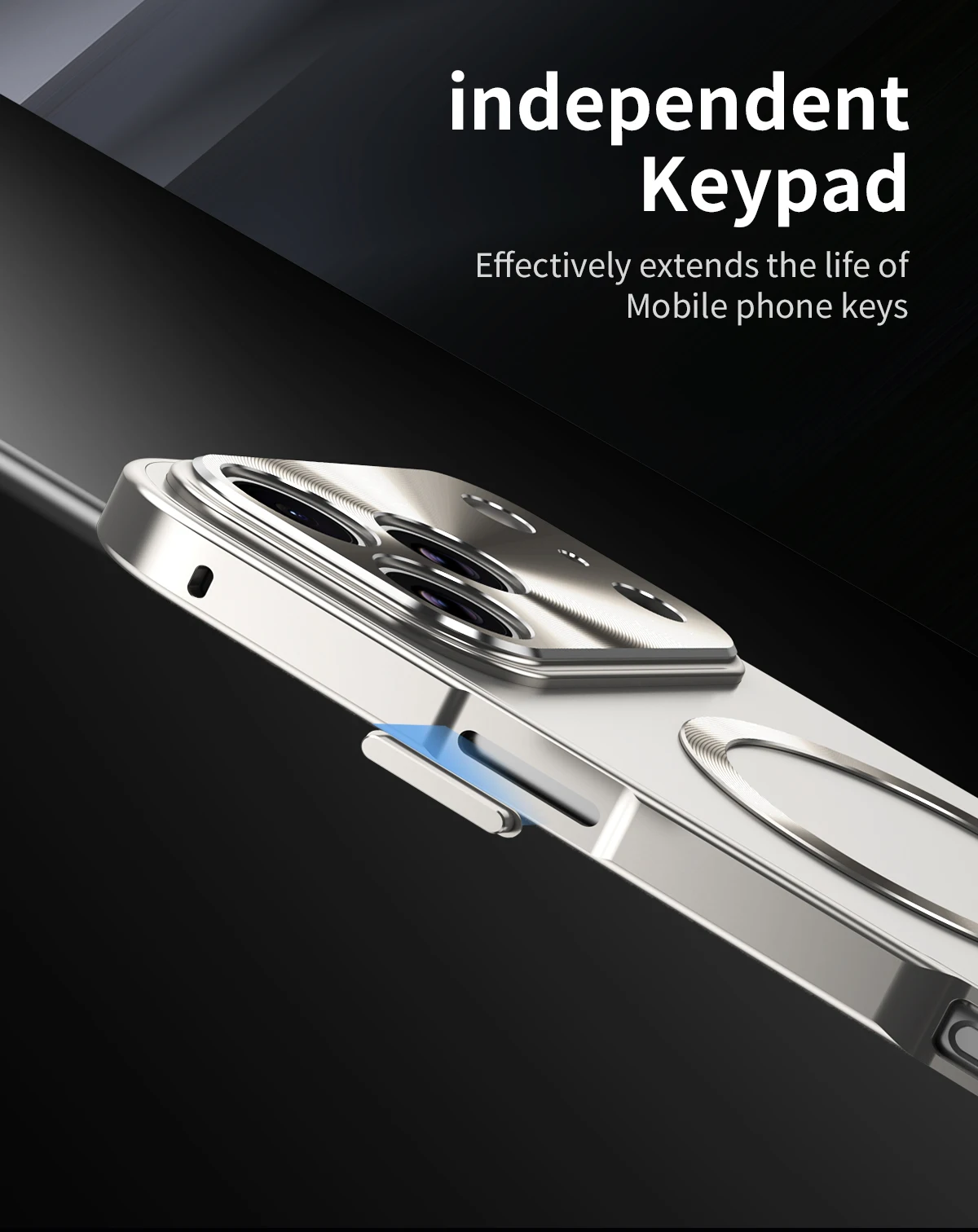 All Aluminum Frame Magnetic Suction PC Frosted Backplate Phone Case, For IPhone 17 Promax 17 Pro Shock-Absorbing Ultra-Thin Case