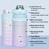 2 Liter Large Capacity Sports Water Bottle Leak Proof Colorful Plastic Cup Drinking Outdoor Travel Portable Gym Fitness Jugs 6