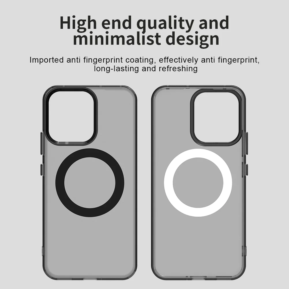 Magsafe-Compatible Magnetic Wireless Charging Silicone Case