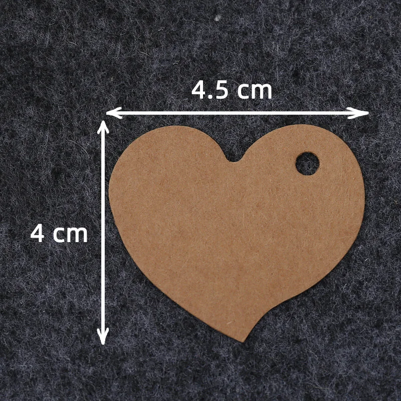 4.5x4cm kraft paper
