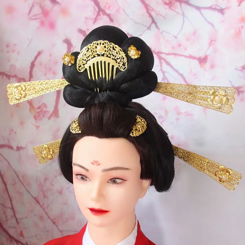9PCS/Set Luxury Hair Accessories for Women Tang Dynasty Hair Comb Hanfu Hair Clips