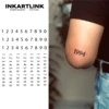 Number Temporary Tattoo,Lasts To 15 Days New Technology Magic Waterproof Semi Permanent Sticker. 1