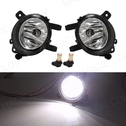 Waterproof LED Fog Light for Enhanced Front Visibility and Style (LED Blubs White)