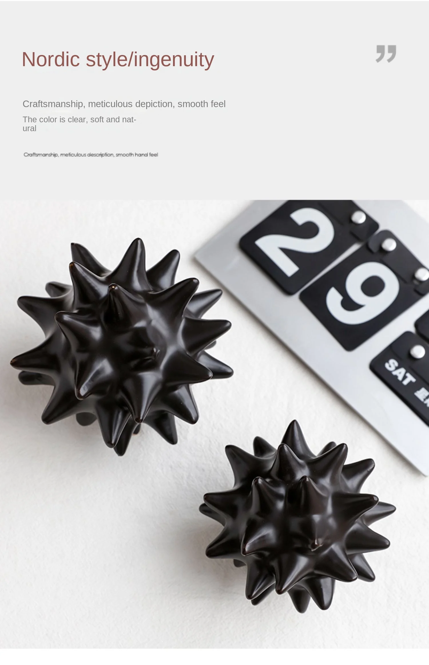 Ceramic Sea Urchin Ornaments