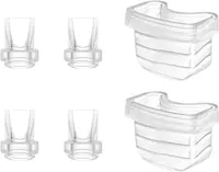 Wearable Breast Pump Accessories, Replacement Pump Parts Flange 24mm, Duckbill Valve, Silicone Diaphragm Compatible with S18 S21 1