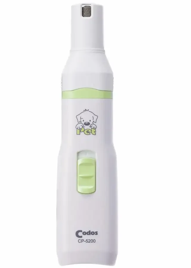 Hair Trimmer Pet Clipper Dog Hair Trimmer Pet Hair Trimmer Dog Clipper Pet Nail Grinder Codos CP-5200 2 in 1 Pet Dog Cat Hair Trimmer Paw Nail Grinder Grooming Clippers Nail Cutter Hair Cutting Machine