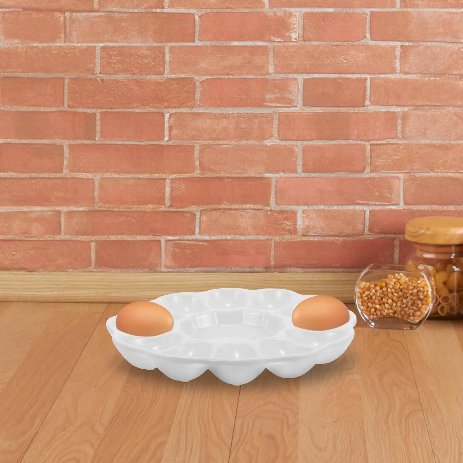 Easter Egg Tray Fruit Serving Ceramics Dispenser Deviled Trays for Party 4
