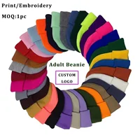 Зимняя Шапка-бини «сделай сам» для мужчин и женщин, однотонная Шапка-бини с индивидуальным логотипом на осень и зиму, для взрослых, командные лыжные зимние шапки