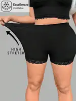 Best-selling elegant and fashionable outfit, plus-size women's clothing tight shorts for spring, summer and autumn - Image 4