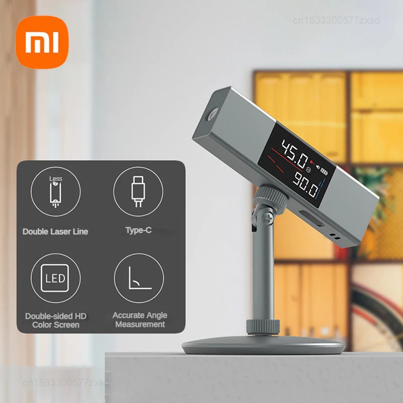 

Xiaomi DUKA ATuMan LI1 лазерный литейный инструмент угломер измерительный инструмент домашний транспортир Цифровой Инклинометр 2 в 1 угломер