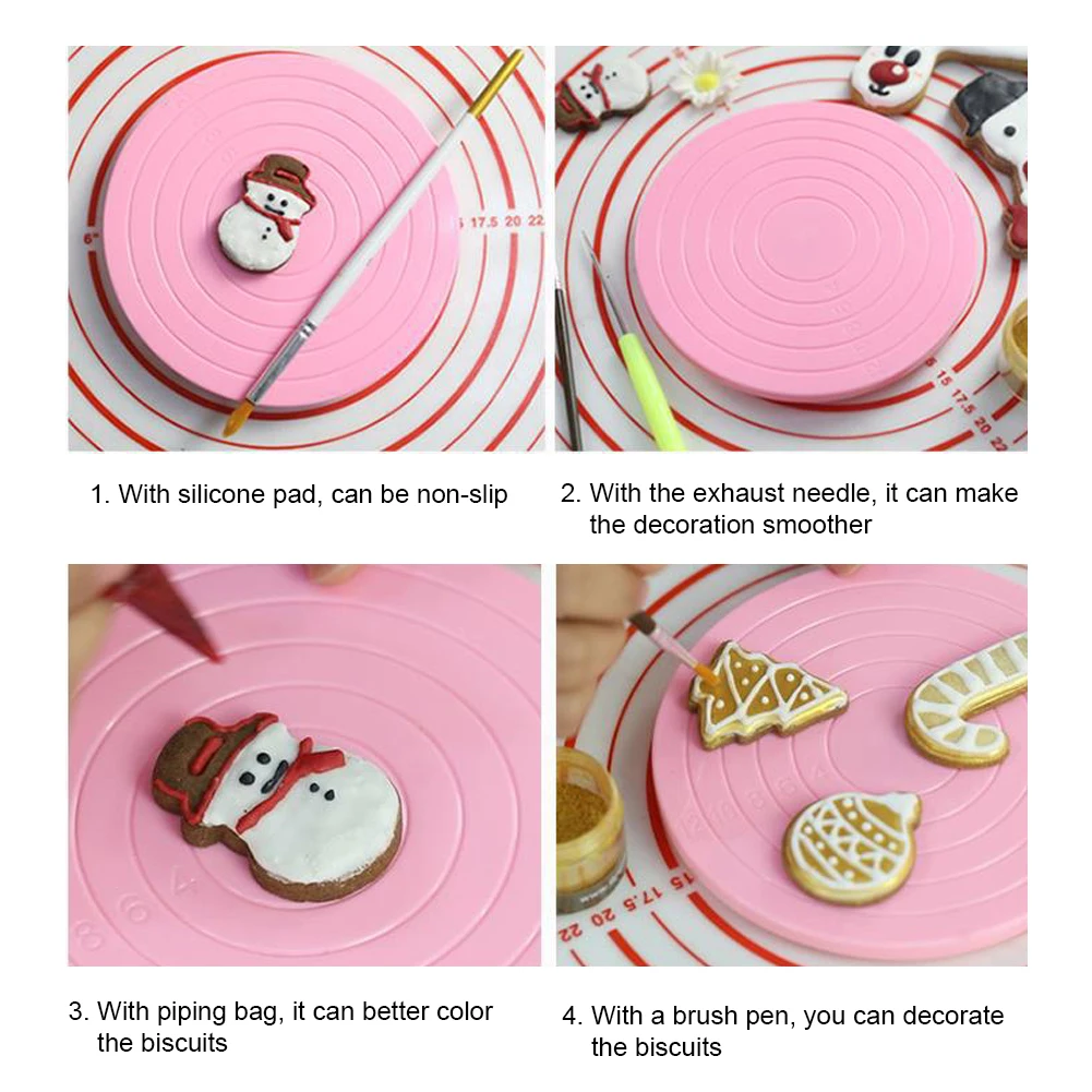 Rotating Cake Turntable Revolving Cupcake Spinner Stand Baking Supplies Cake  Decorating Tools For Party Celebration Birthday - AliExpress