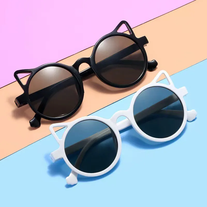 Children's Sunglasses Fashion Cat Ears Sunglasses Children's Glasses