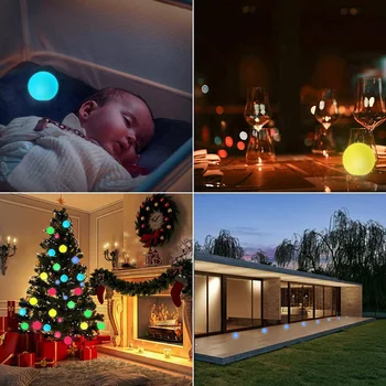 Outdoor LED Garden Ball Lights Remote Control Floor Street Lawn Lamp Swimming Pool Wedding Party Holiday Home Decoration Lamp 5