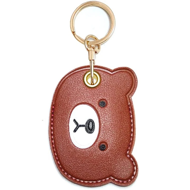 Moschino Bear Leather Keychain