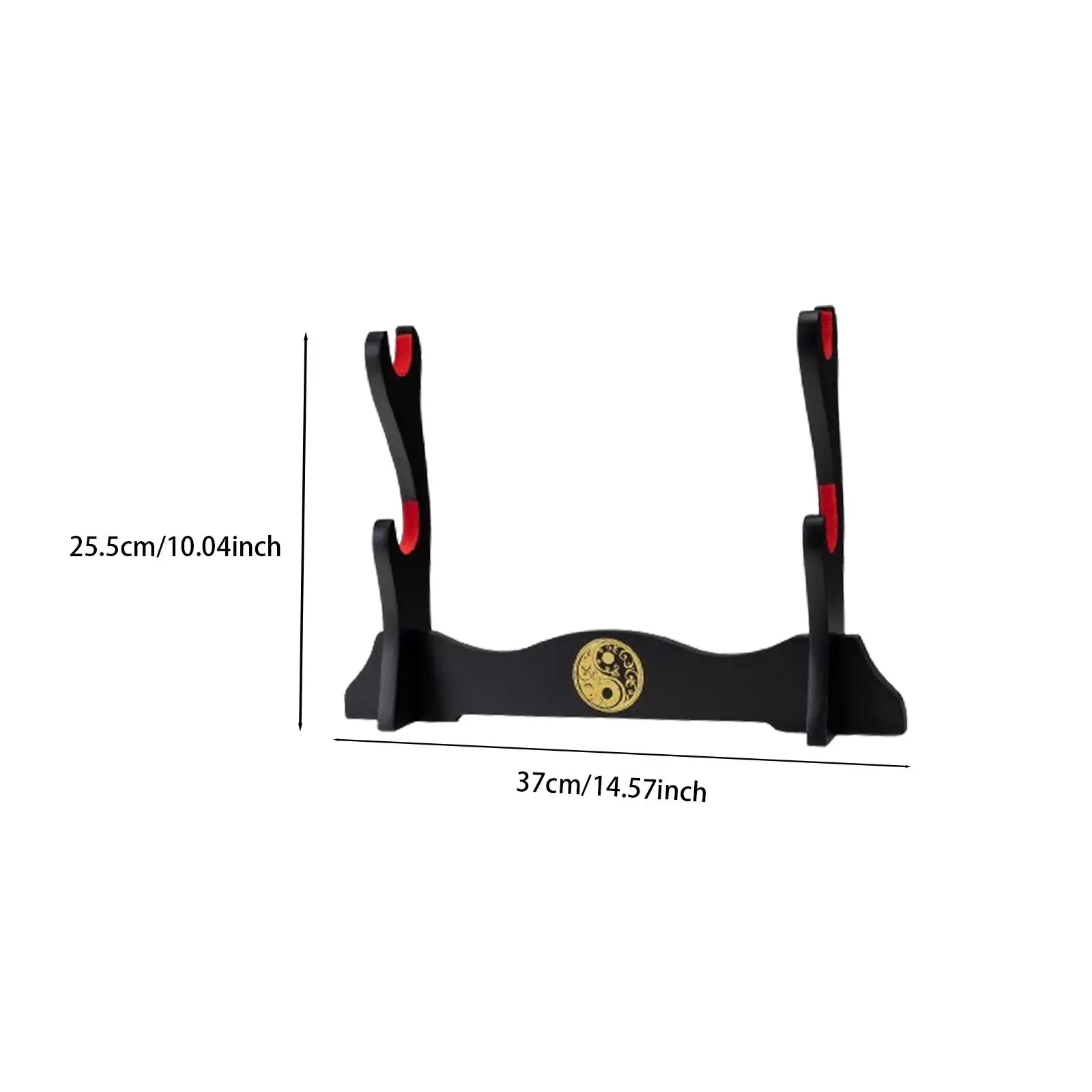 Desktop Sword Display Stand Samurai Sword Stand Velvet Padded Decorative Rack Bracket for Flute Fishing Rods storage rack
