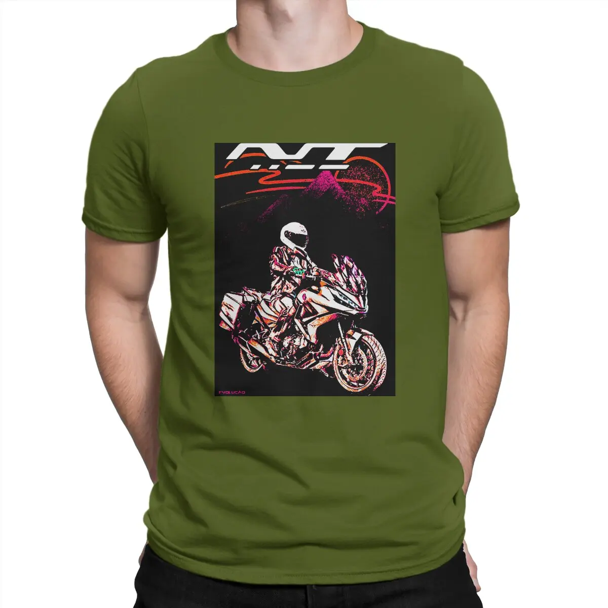 thumbnail image 1 of Camiseta NT1100 de algodón para hombre, informal, cuello redondo, manga corta, ideal para regalar, 1 of 7
