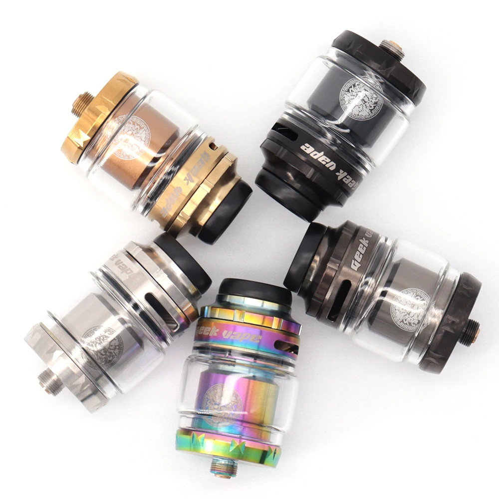 

Zeus X Mesh RTA 25mm Atomizer 4.5ml Tank with A1 Mesh Coil DIY Cotton 810 Delrin Drip Tip Airflow Leakproof E Cigarette Vape Mod